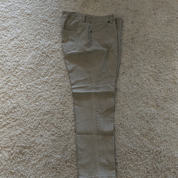 Chicos Additions size 1 taupe jeans - Picture 1 of 6